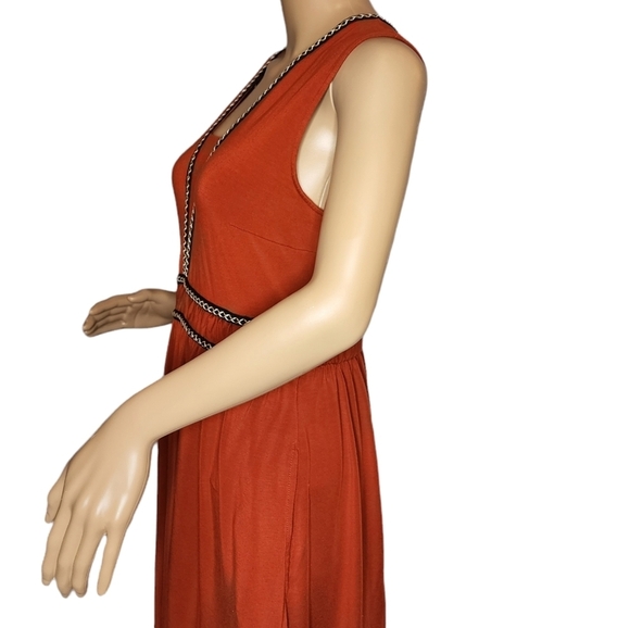 Garnet Hill Rust Dress with Black Trim - Picture 9 of 16